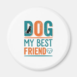 Hond Mijn Beste Vriend Vintage Hond Liefhebber Shi Magneet