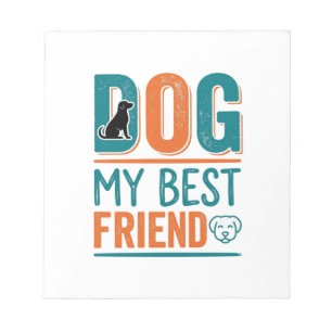Hond Mijn Beste Vriend Vintage Hond Liefhebber Shi Notitieblok