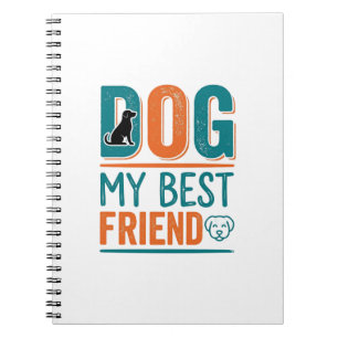 Hond Mijn Beste Vriend Vintage Hond Liefhebber Shi Notitieboek