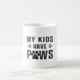 Hond Mijn Kinderen Hebben Paws Honden Pet Puppy  G Koffiemok