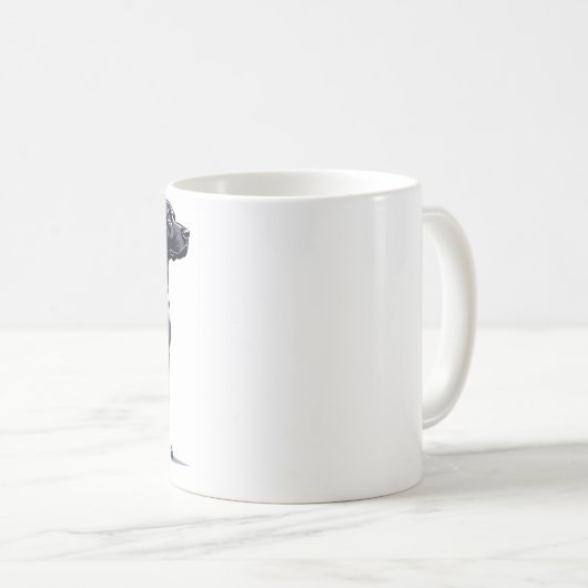 Hond mode liefhebber mok (Voorkant rechts)