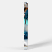 Hond Modeshow – Schattige Cartoon Winter Scene  Case-Mate iPhone Case (Achterkant / Rechts)