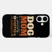 Hond Moeder Aangedreven door Koffie & Onvoorwaarde Case-Mate iPhone Case (Achterkant (horizontaal))