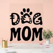 Hond Moeder Acryl Bord (Huwelijk)