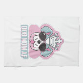 Hond Moeder AF - Grappig Hond Moeder Design Theedoek (Horizontaal)