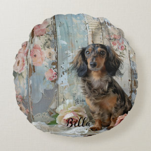 Hond Moeder Beste Vrienden Dachshund Decoratie & Rond Kussen
