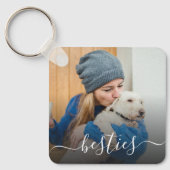 Hond Moeder Beste Vriendinnen  Sleutelhanger (Voorkant)