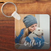 Hond Moeder Beste Vriendinnen  Sleutelhanger (Voorkant)