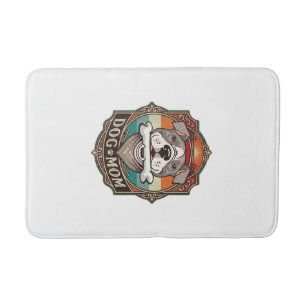 Hond Moeder Bot Bandana Vintage Frame_1 Badmat