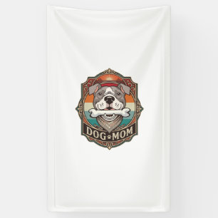 Hond Moeder Bot Bandana Vintage Frame_1 Spandoek