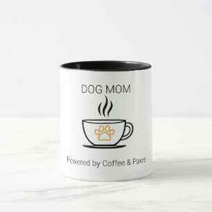Hond Moeder Brandstof Koffie & Pootjes Grappige Hu Mok