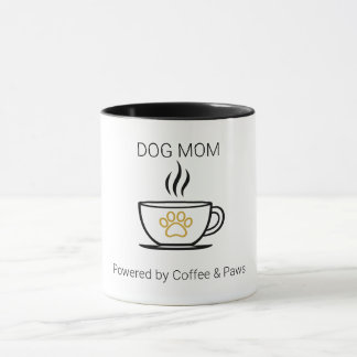 Hond Moeder Brandstof Koffie & Pootjes Grappige Hu Mok