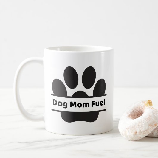 Hond Moeder Brandstof Mok (Met donut)