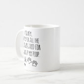 Hond Moeder Cadeau, Moederdag Hond Moeder Geperson Koffiemok (Voorkant links)