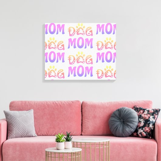 Hond Moeder Canvas Afdruk (Insitu (Woonkamer))