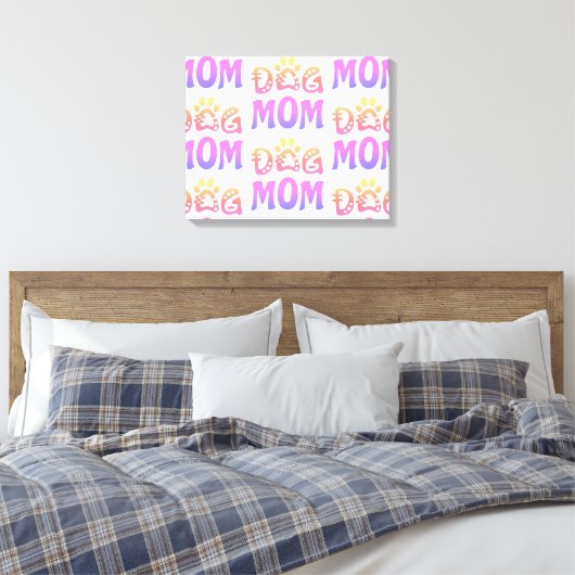 Hond Moeder Canvas Afdruk (Insitu (Slaapkamer))