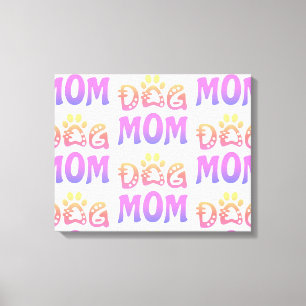 Hond Moeder Canvas Afdruk