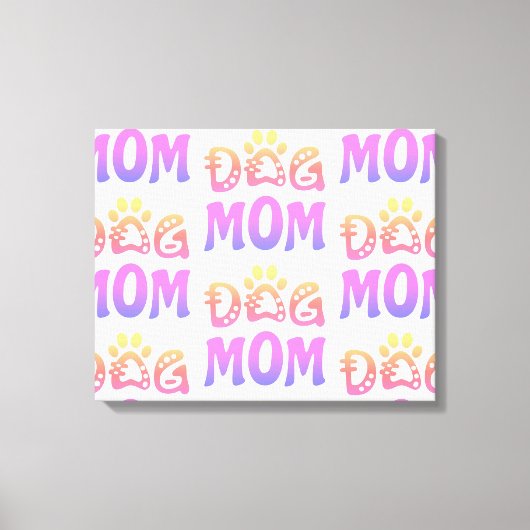 Hond Moeder Canvas Afdruk (Voorkant)
