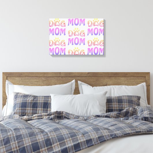 Hond Moeder Canvas Afdruk (Insitu (Slaapkamer))