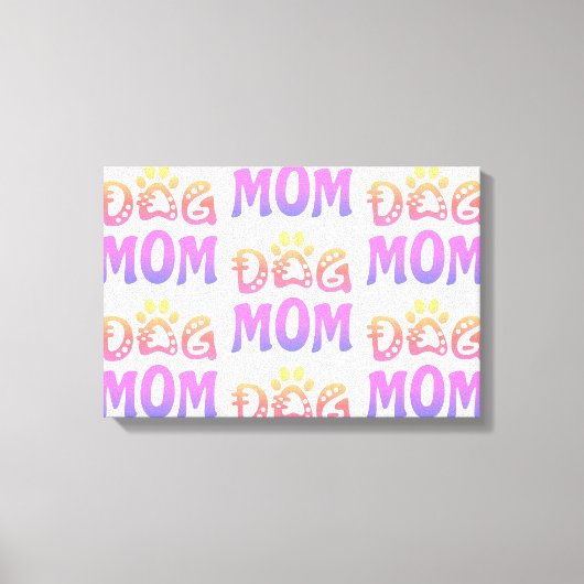 Hond Moeder Canvas Afdruk (Voorkant)