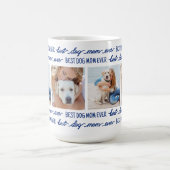 Hond Moeder Custom Fotocollage Koffiemok (Center)
