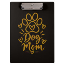 Hond Moeder Cute Pootafdruk Hond Liefhebber Cadeau