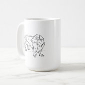 Hond Moeder Dachshund Mok – Gepersonaliseerde Hond (Voorkant links)