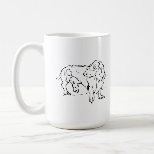 Hond Moeder Dachshund Mok – Gepersonaliseerde Hond (Links)