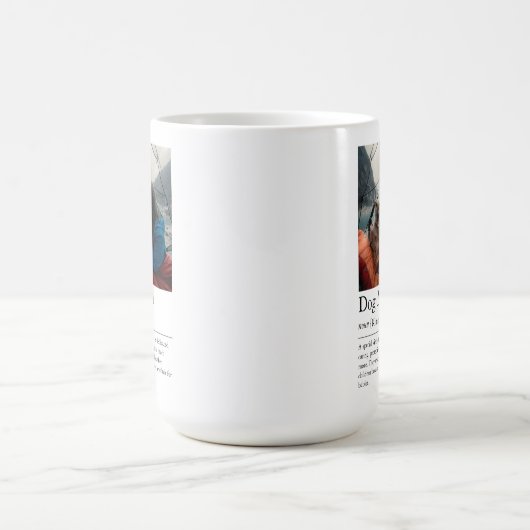 Hond Moeder Definitie Foto Koffiemok (Center)