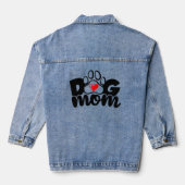 Hond Moeder  Denim Jacket (Achterkant)