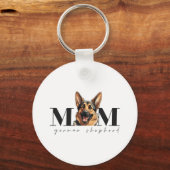Hond Moeder DUITS HERDER HOND Classic T-shirt Sleutelhanger (Voorkant)