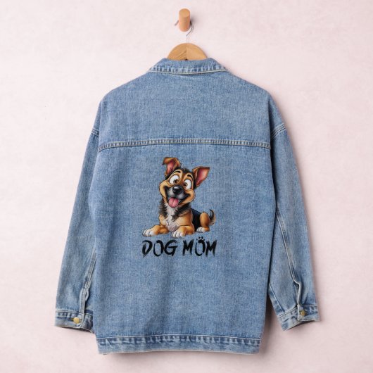 Hond Moeder Duitse Herder! Denim Jacket (Hangar)