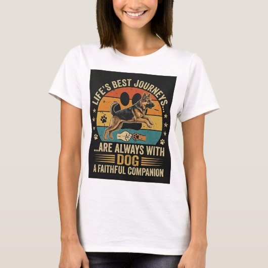 Hond Moeder Duitse Herders Shirt (Voorkant)