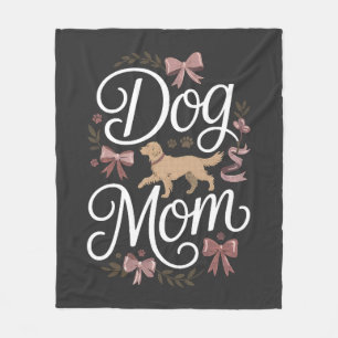Hond Moeder Elegante Coquette Golden Retriever Des Fleece Deken