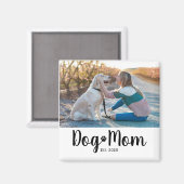 Hond Moeder Foto Cadeau Magneet (Voorkant / Achterkant)