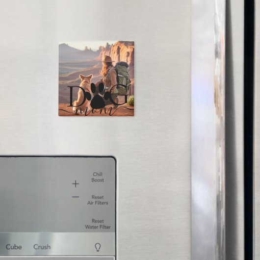 Hond Moeder foto herinnering Magneet (Insitu (Koelkast))