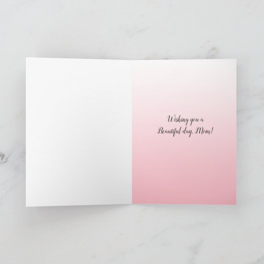 Hond moeder foto Moederdag Kaart (Binnen)