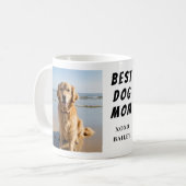 Hond Moeder Foto Naam Koffiemok (Voorkant links)