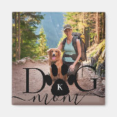 Hond Moeder fotoherinnering monogram Magneet (Voorkant)