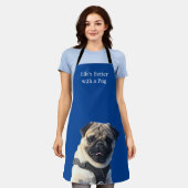 Hond Moeder Geschenk Met Foto van Pug Schort (Gedragen)