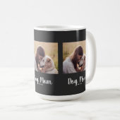 Hond Moeder Gevestigde Script Foto Koffiemok (Voorkant rechts)