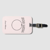 Hond Moeder Gift Gepersonaliseerde Foto Bagagelabel (Voorkant (horizontaal))