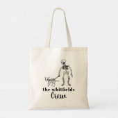 Hond Moeder Halloween Aangepaste Familie Matching Tote Bag (Achterkant)