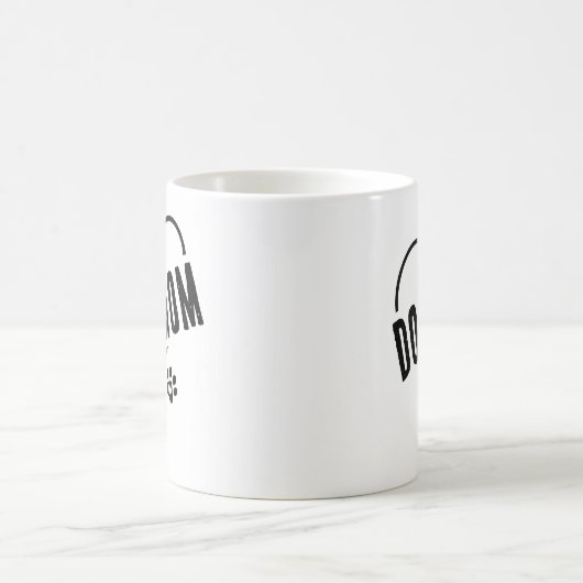 Hond Moeder Hart Moederdag Koffiemok (Center)