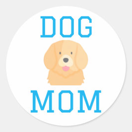 Hond Moeder Hond Vader Hondenliefhebbers  Ronde Sticker