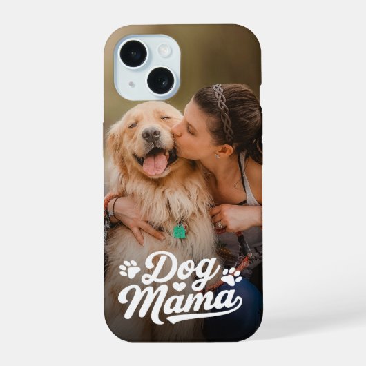Hond moeder huisdier foto iPhone 15 case (Achterkant)