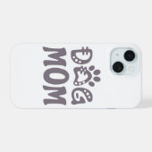Hond Moeder iPhone 15 Case (Achterkant horizontaal)