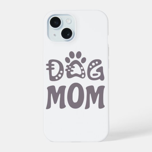 Hond Moeder iPhone 15 Case (Achterkant)