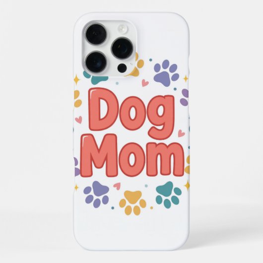 Hond Moeder iPhone 16 Pro Max Hoesje (Achterkant)