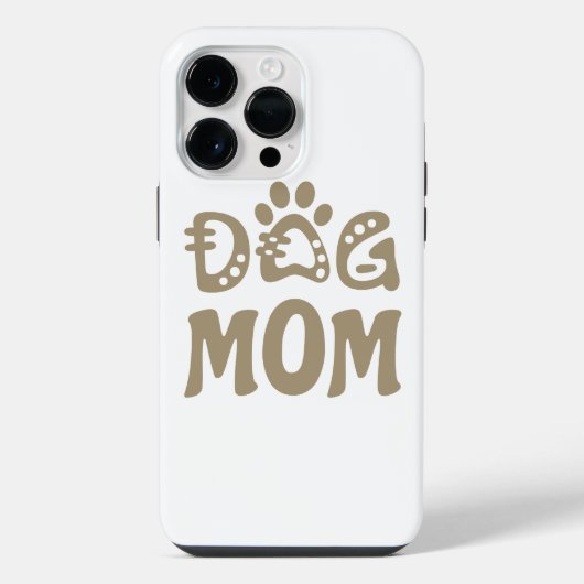 Hond Moeder iPhone Hoesje (Achterkant)